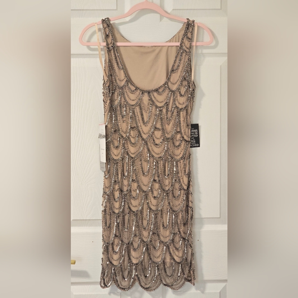 NEW Pisarro Nights Beaded Dress (Nordstrom) Size: 2